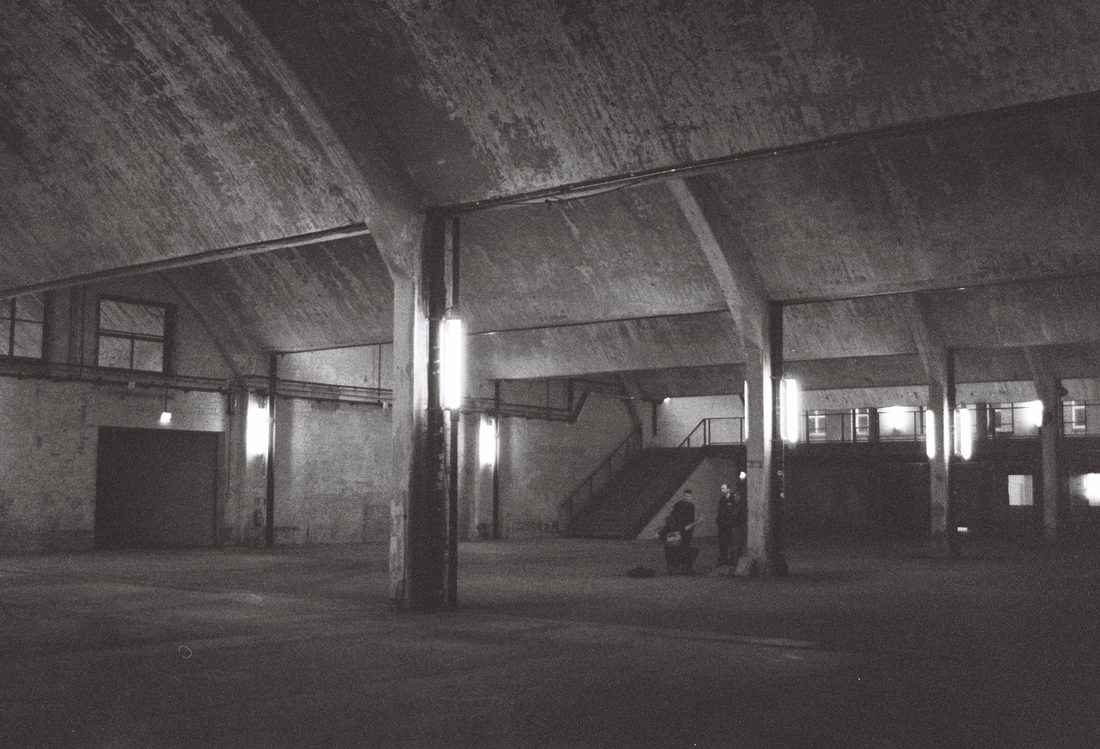Studio hallway during the Funkhaus choir session
