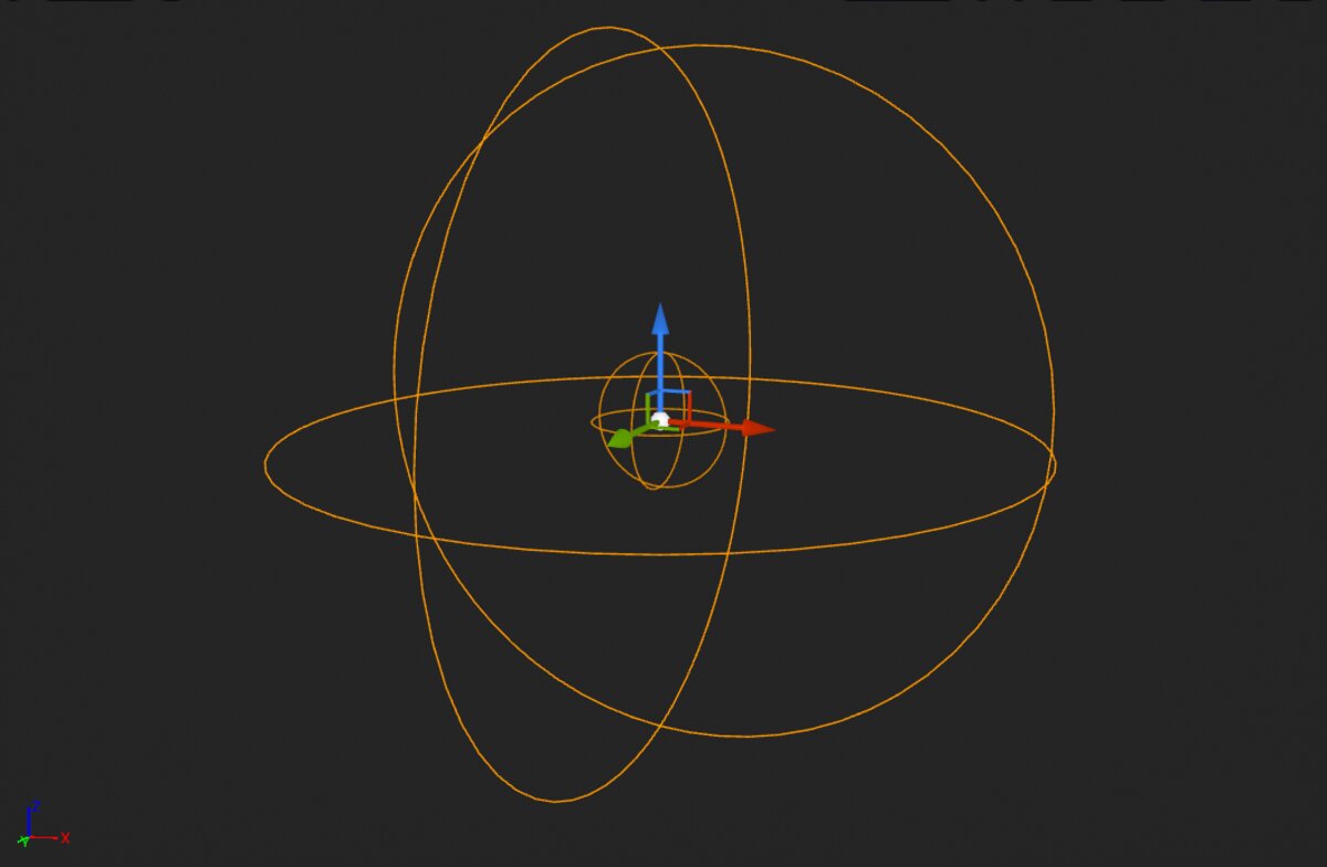 Attenuation radius and spatialization shape visualized in the editor